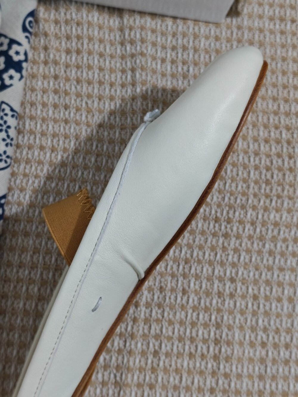 Maison Margiela Tabi White Leather Mule Slip On Shoes - Picture 5 of 8